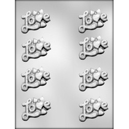 L-O-V-E with Small Hearts Chocolate Mold