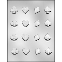 Playing Card Spade Heart Club Diamond Suits Silicone Mold