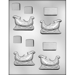 Sleigh Chocolate Mold