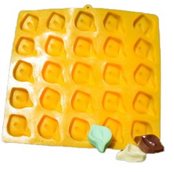 Chocolate rubber ducky favors! Molds from the 99 Cents Only Store, yellow  candy melts, cellophane b…