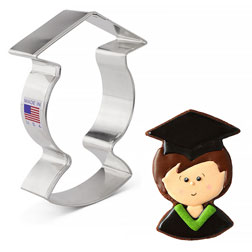 Graduate Boy Cookie Cutter by Lila Loa