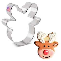 Reindeer Head Cookie Cutter