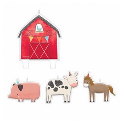 Barnyard Birthday Candle Set