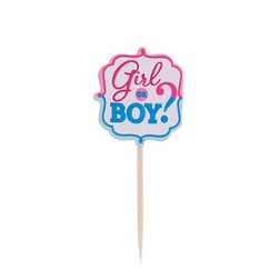 Girl or Boy Cake Picks