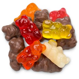 Milk Chocolate Dipped Gummi Bears