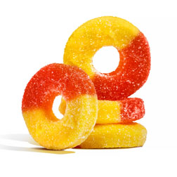 Peach Gummi Rings