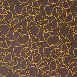 Chocolate Transfer Sheet - Gold String