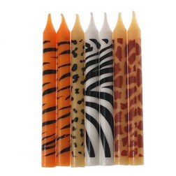 Animal Print Candles