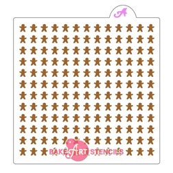 Gingerbread Man Sprinkle Stencil