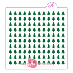 Christmas Tree Sprinkle Stencil