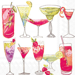 Sweet Drinks Cocktail Napkins