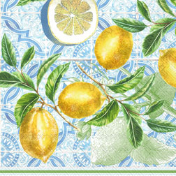 Citrus Limon Cocktail Napkins