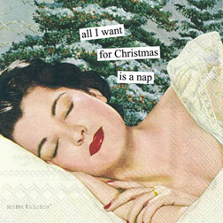 Christmas Nap Cocktail Napkins