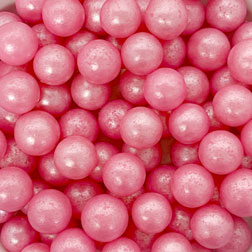 6MM Pink Edible Pearls