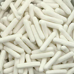 Matte White Rod Sprinkles