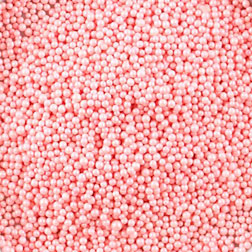 Pink Shimmer Nonpareil Sprinkles