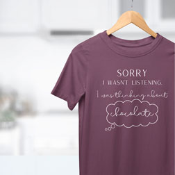 Thinking About Chocolate T-Shirt