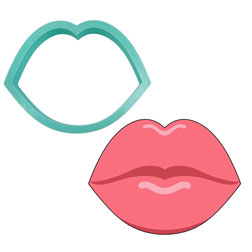 Kissy Lips Cookie Cutter