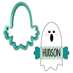 Ghost Plaque Cookie Cutter