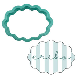 Scalloped Oval Cookie Cutter