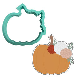 Floral Pumpkin Cookie Cutter