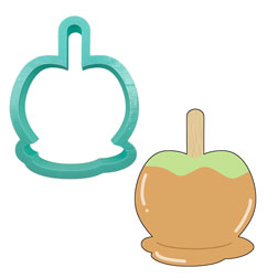 Caramel Apple Cookie Cutter