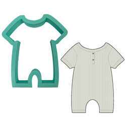 Ann Clark Cookie Cutters 5-Piece Baby Shower Cookie Cutter Set with Recipe Booklet Onesie Bib Rattle Bottle and Baby Carriage