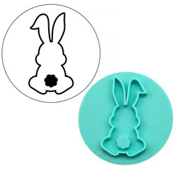 Easter Bunny Fondant Stamp