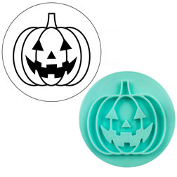 Jack-O-Lantern Fondant Stamp