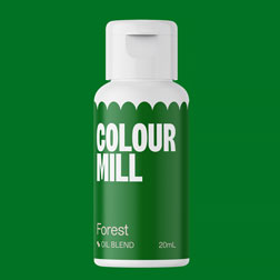 Colour Mill Oil-Based Food Coloring, 20 Milliliters Each of 6 Colors:  Black, Royal, Red, Green, Yellow and Orange