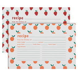 Fruit Assortment Recipe Cards