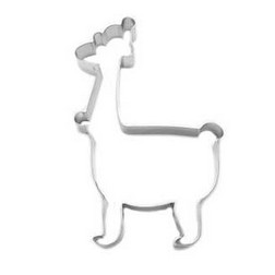 Christmas Llama Cookie Cutter