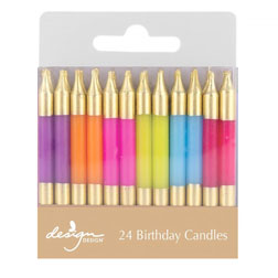 Razzle Dazzle Dipped Birthday Candles