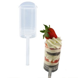 Wholesale Plastic Cake Push Up Pop Containers 