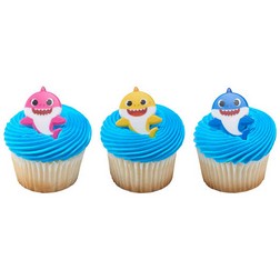 Baby Shark Cupcake Toppers