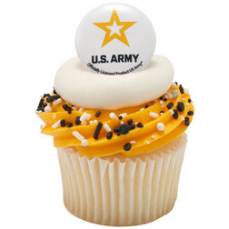 US Army Cupcake Toppers