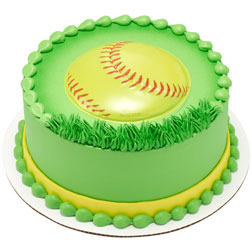 Softball Cake Toppers