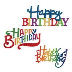 Rainbow Happy Birthday Script