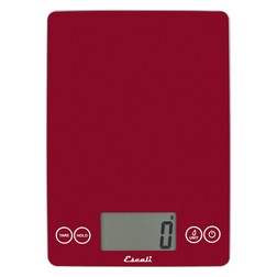 Metallic Red Arti Glass Digital Scale