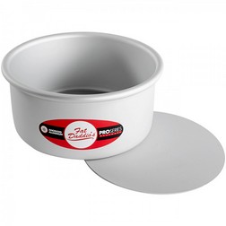 Fat Daddio's PCC-103 Anodized Aluminum, Cheesecake Pan with Removable  Bottom, Round, 10 x 3, Silver