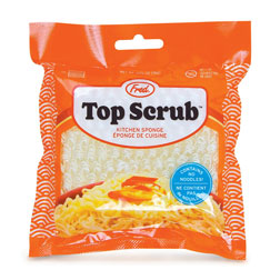 Top Scrub Ramen Shaped Sponge