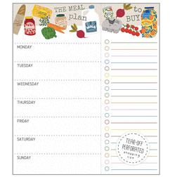 Meal Planner Pad - Groceries