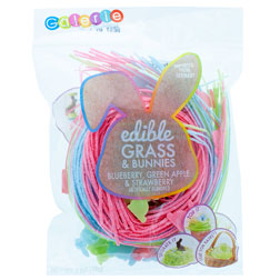 Rainbow Edible Easter Grass & Bunnies