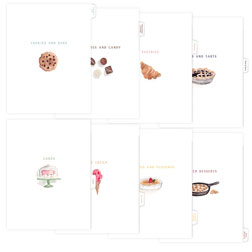 Dessert Recipe Binder Dividers