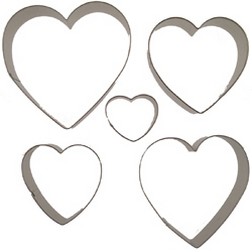 Heart Cookie Cutter Set