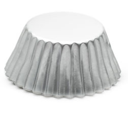 BRITE WHITE FOIL Cupcake Liners 