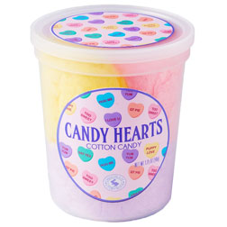 Candy Hearts Valentine Cotton Candy