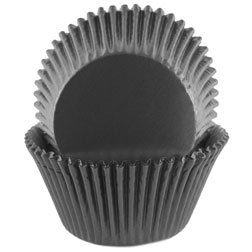 Black Foil Jumbo Cupcake Liners