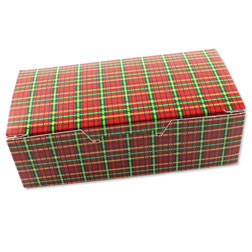 1/4 lb Plaid Candy Box