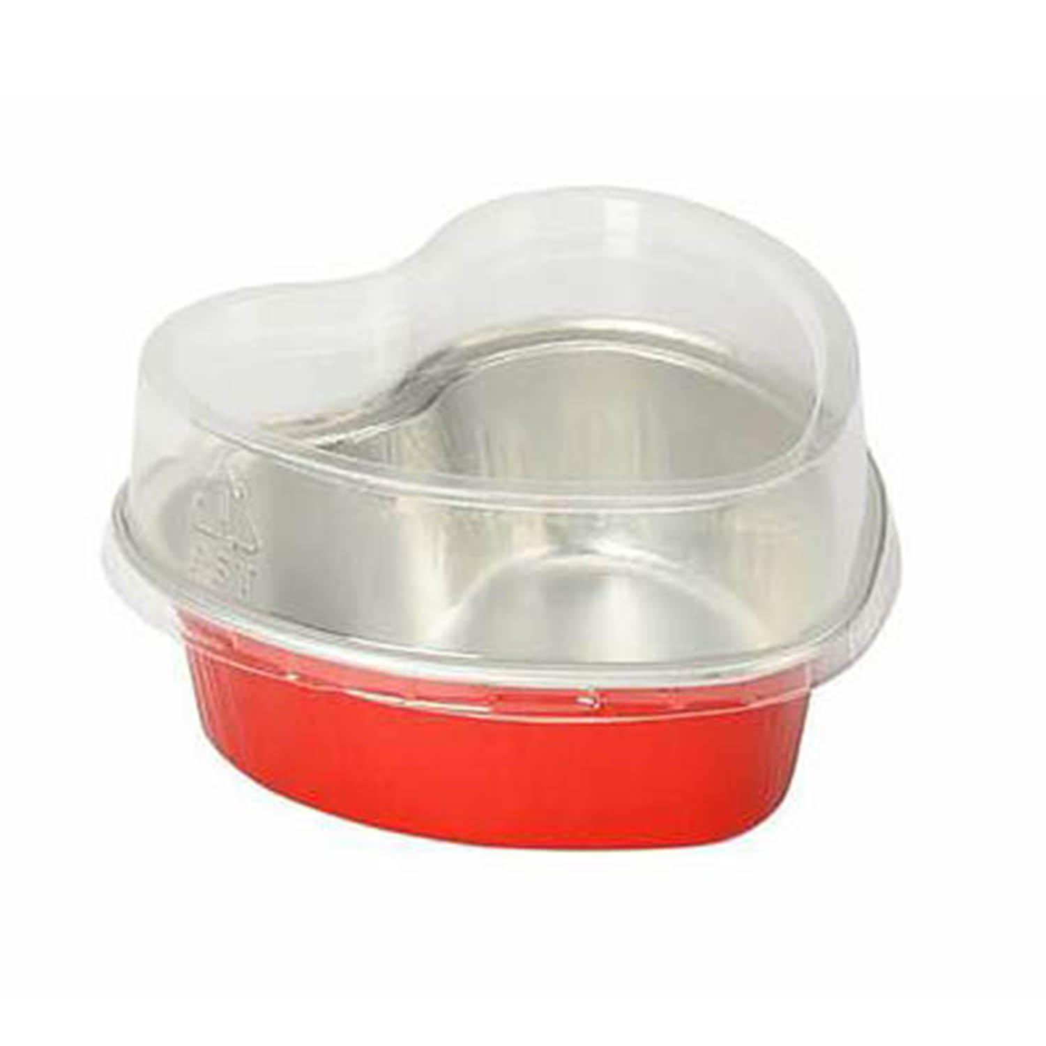 1 LB Snowflake Mini Foil Loaf Pan with Dome Lid - CKSA